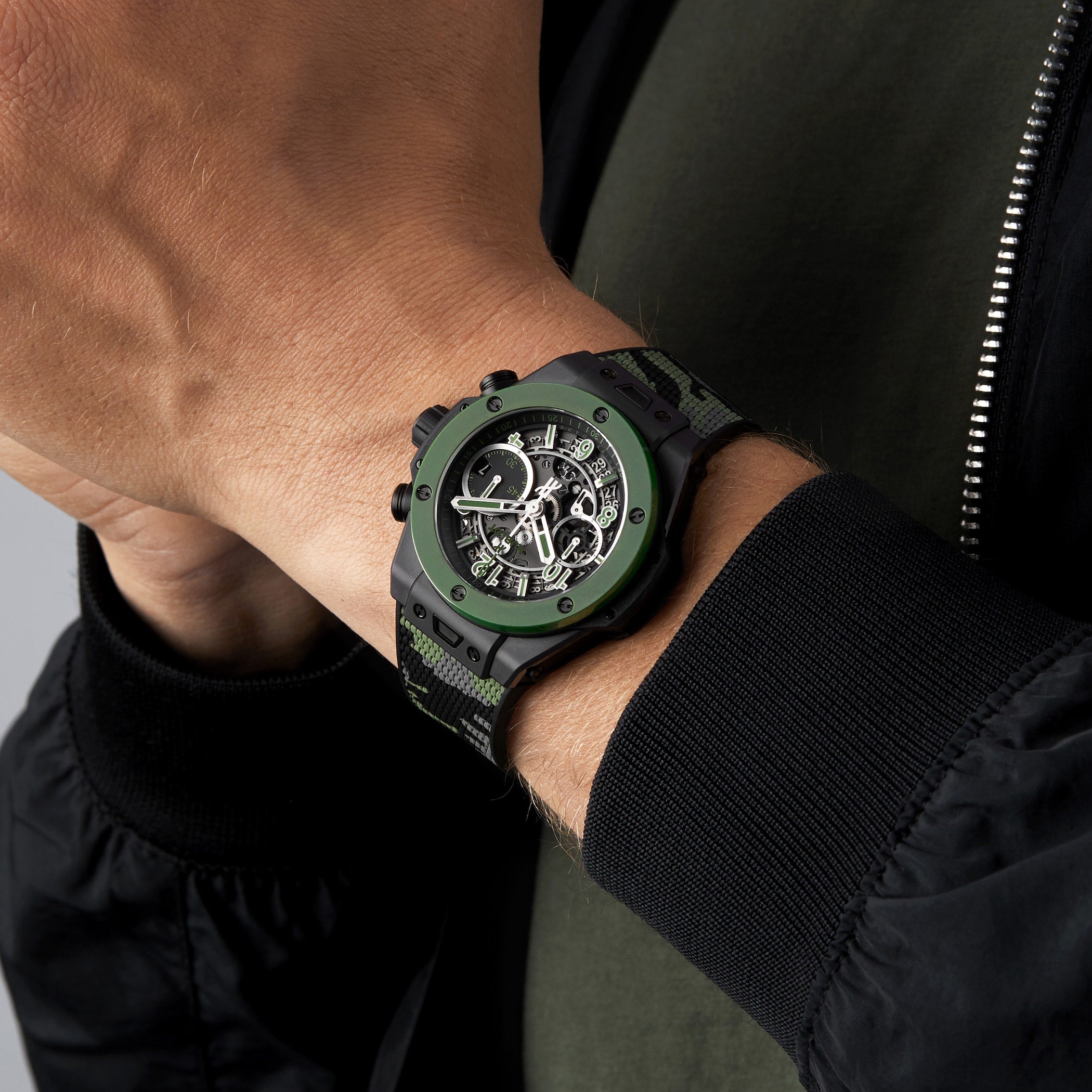 Big Bang Unico 42mm Mens Watch Green The Watches Of Switzerland Group Exclusive