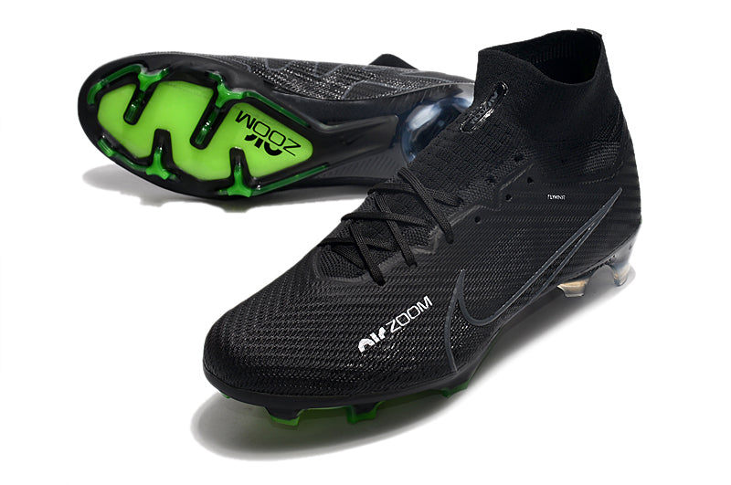 Air Zoom Mercurial Superfly IX Elite FG-Black Green
