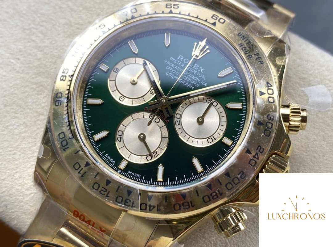 Replica Rolex Daytona 126508-0008 1:1 Best Version QF Factory Green Dial