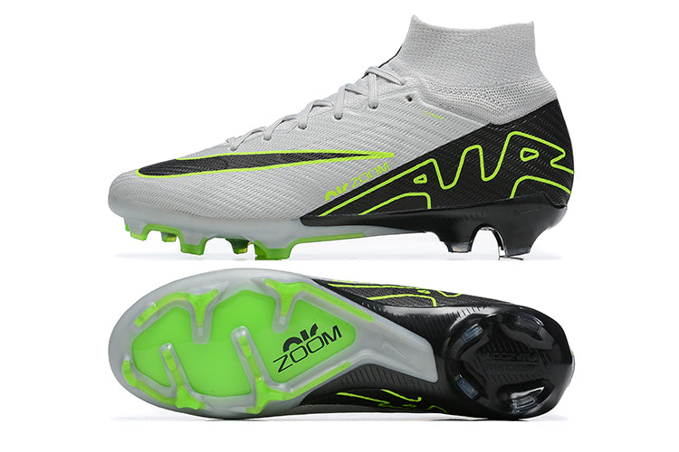 Nike Air Zoom Mercurial Superfly IX Elite FG-Grey&Green