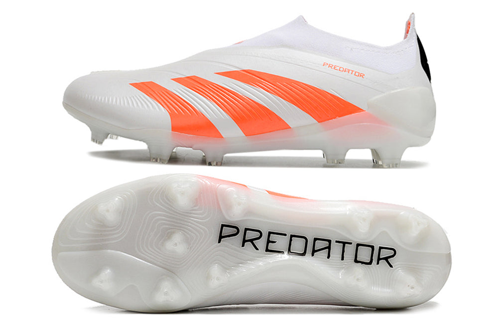 PREDATOR ACCURACY+ FG BOOTS-White Orange
