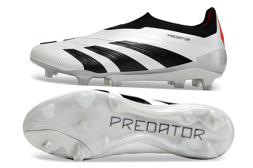 PREDATOR ACCURACY+ FG BOOTS-White Black 3