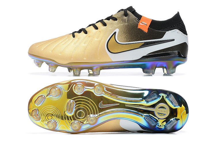 NikeTiempo Legend 10 Elite FG-White&Gold