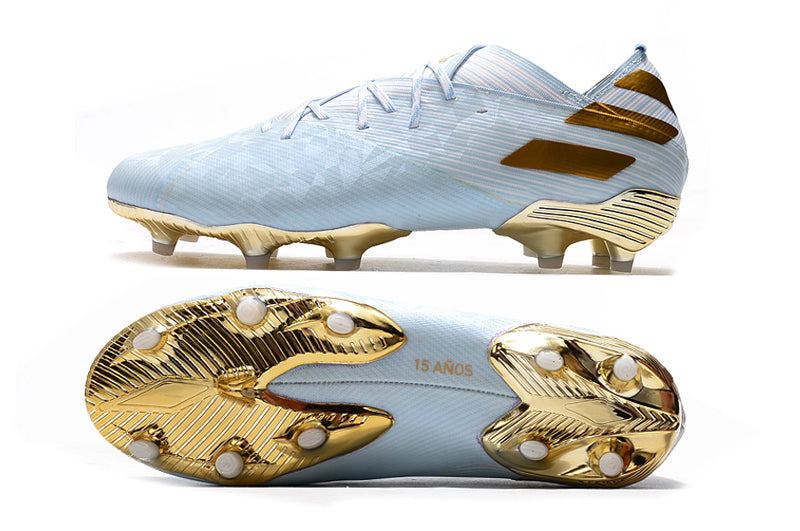 Adidas Nemeziz 19.1 FG-White & Gold