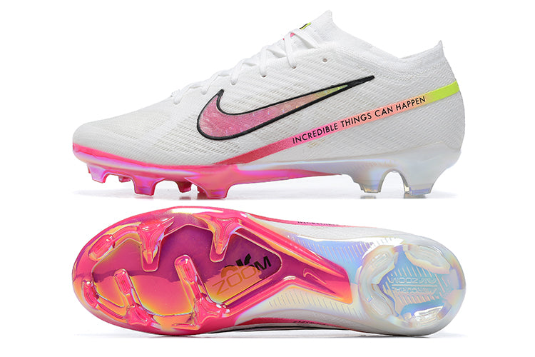 AIR Zoom Mercurial Vapor 15 Elite XXV FG-White&Pink