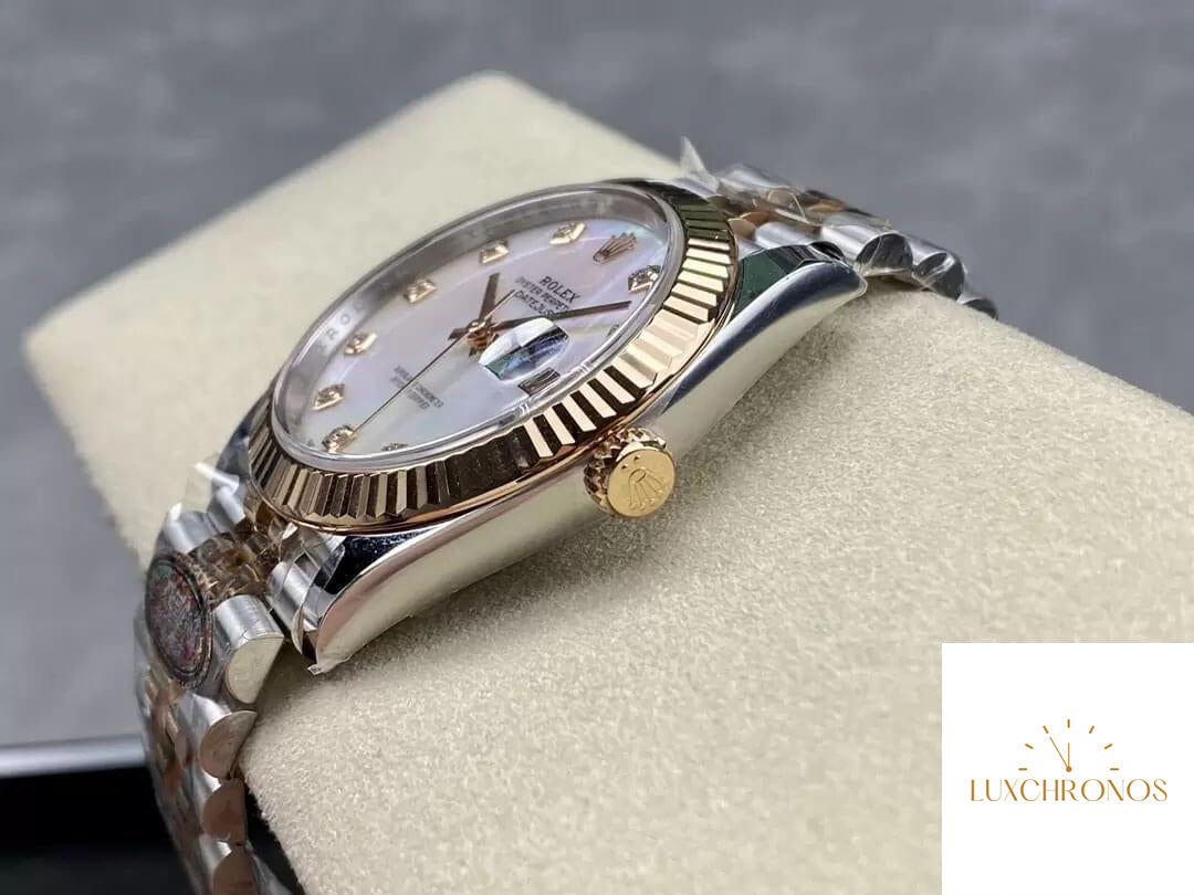 Replica Rolex Datejust 41MM M126331-0014 1:1 Best Edition Clean Factory Mother-Of-Pearl Dial