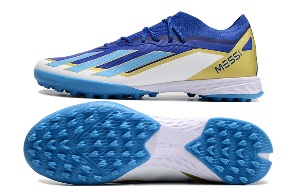 Adidas x23 crazyfast.1 TF-Blue White Gold