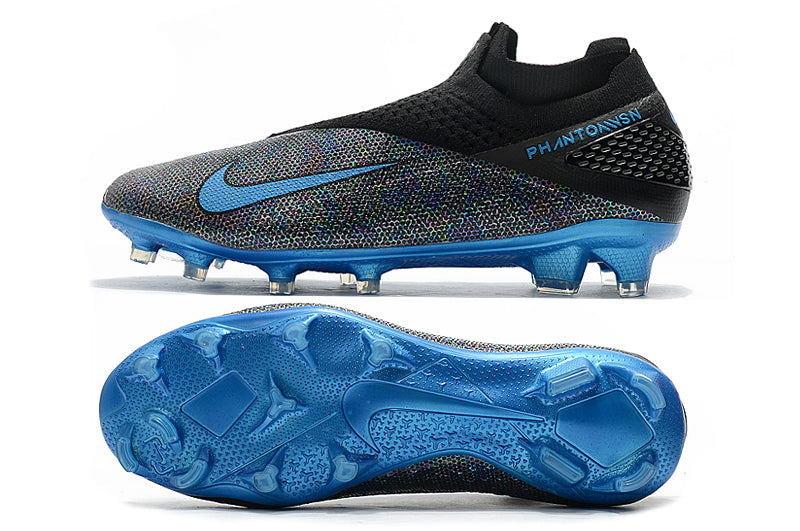 Nike Phantom VSN 2 Elite DF FG-Black&Blue&Grey