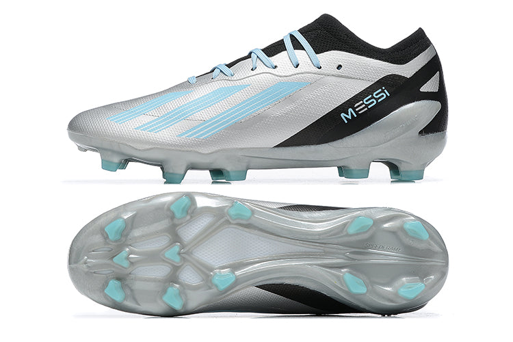 Adidas x23 Crazyfast.1 FG-Black White Blue