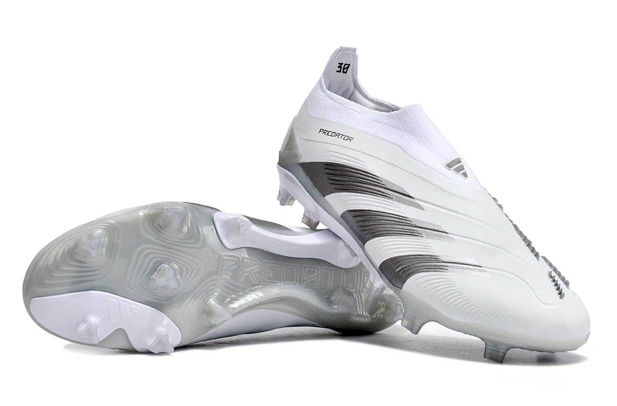 PREDATOR ACCURACY+ FG BOOTS-White Silver