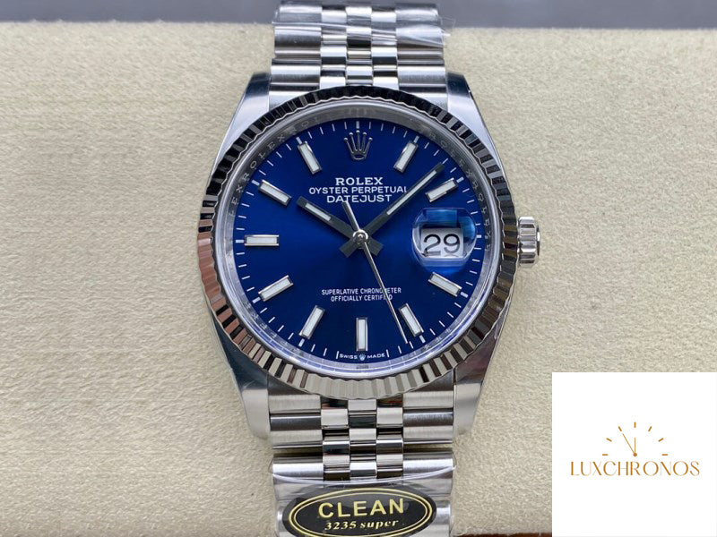 Replica Rolex Datejust M126234-0017 36MM 1:1 Best Edition Clean Factory Blue Dial