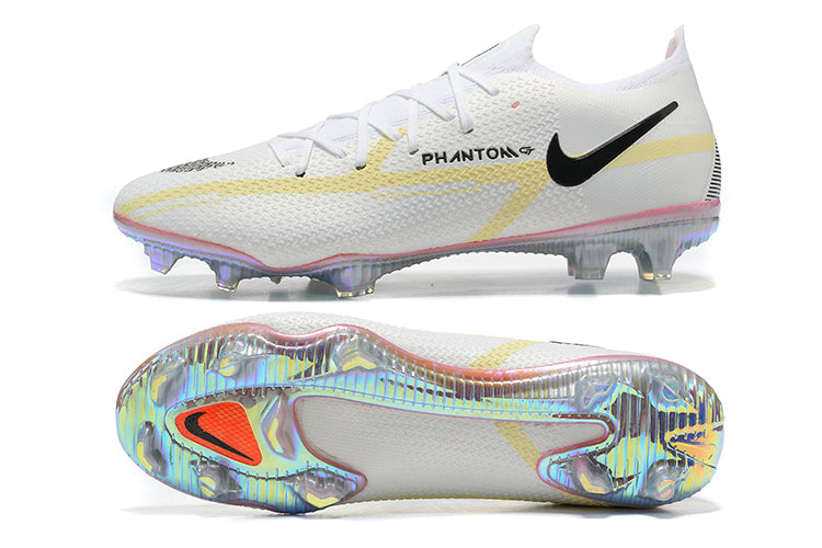 Nike Phantom GT2 Elite FG-White&Yellow