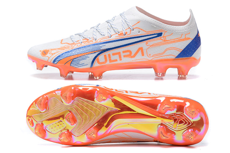 Puma Ultra Ultimate FG-White&Orange