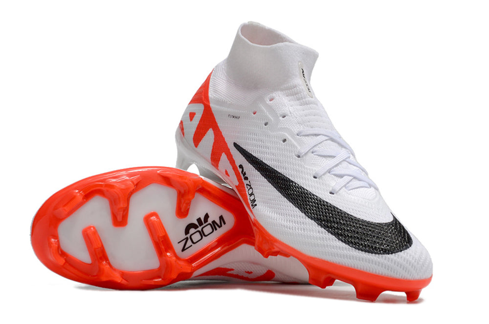 Air Zoom Mercurial Superfly IX Elite FG-White Orange