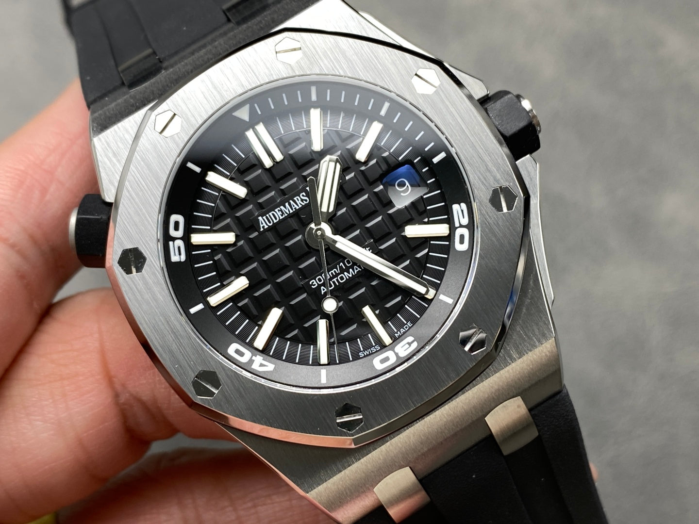APS Factory Audemars Piguet 15710 Watch Rubber Strap 42mm