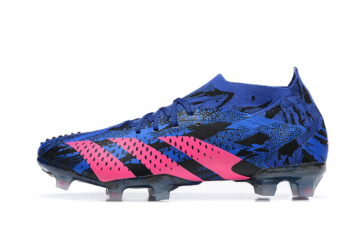 Adidas Predator Accuracy+ FG Boots-Blue&Pink