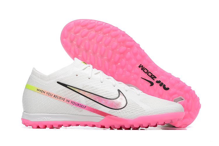 Nike AIR Zoom Mercurial Vapor 15 Elite XXV TF-White&Pink