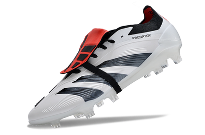 PREDATOR ACCURACY+ FG BOOTS-White Red
