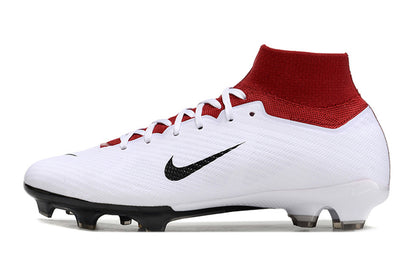 Air Zoom Mercurial Superfly IX Elite FG-White Red 90 H
