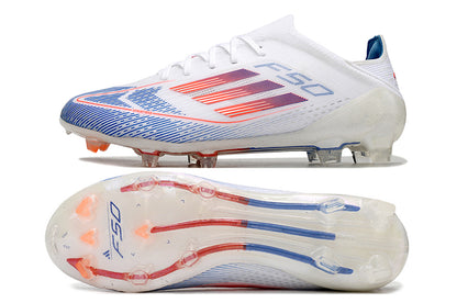 Adidas F50 FG-White Red Blue