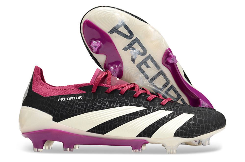 PREDATOR ACCURACY+ FG BOOTS-Black Purple 2