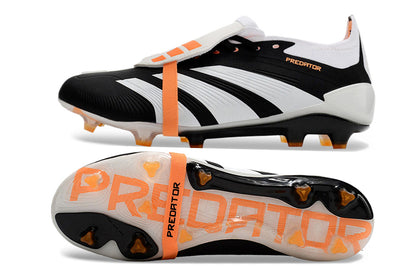 PREDATOR ACCURACY FG BOOTS-White Black Orange