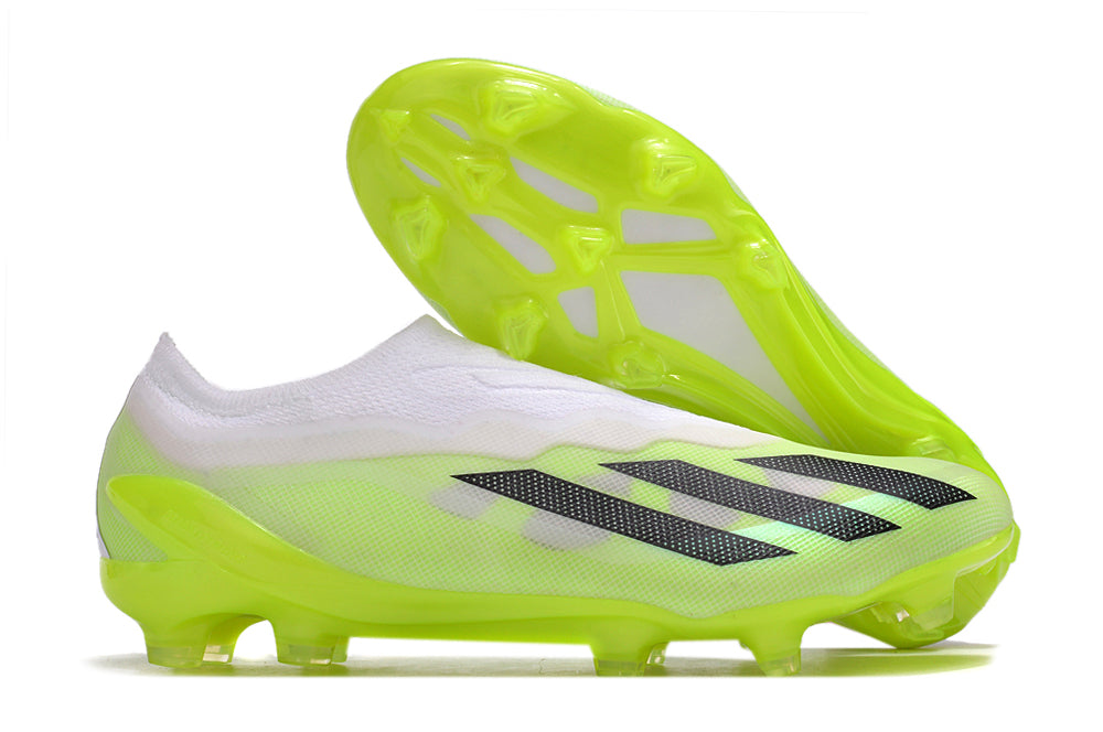 X Crazyfast.1 Laceless FG-White Green