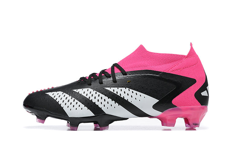 Adidas Predator Accuracy+ FG Boots-Pink&Black&White