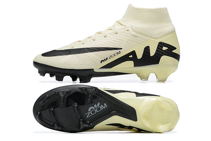 Nike Air Zoom Mercurial Superfly IX Elite FG-Beige&Black