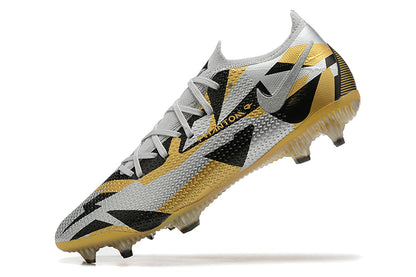 Nike Phantom GT2 Elite FG-Silver&Black&Gold