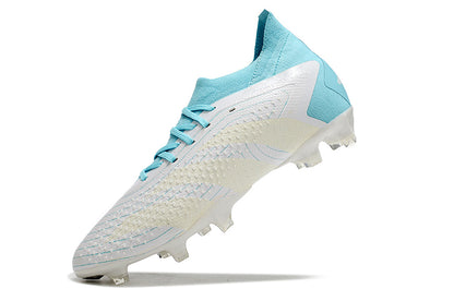PREDATOR ACCURACY+ FG BOOTS-White Blue