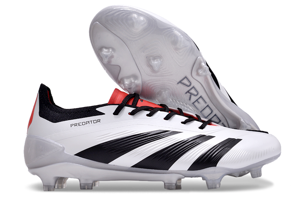 PREDATOR ACCURACY+ FG BOOTS-White Black S