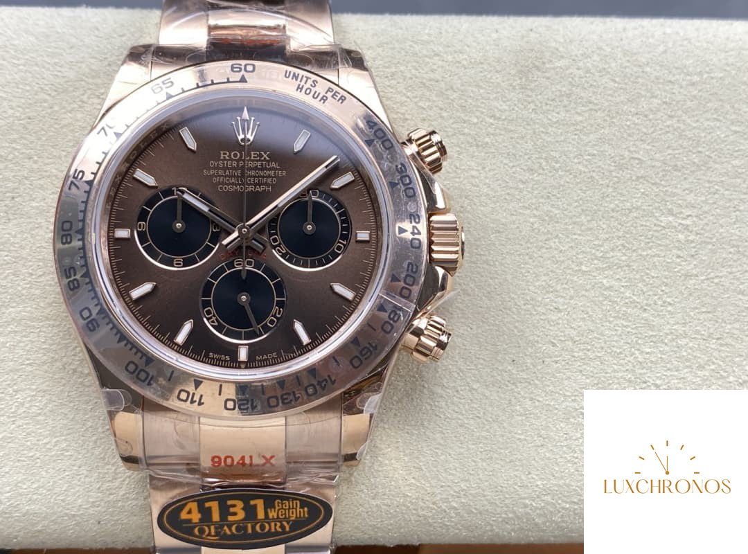 Replica Rolex Daytona 126505-0005 1:1 Best Version QF Factory Rose Gold