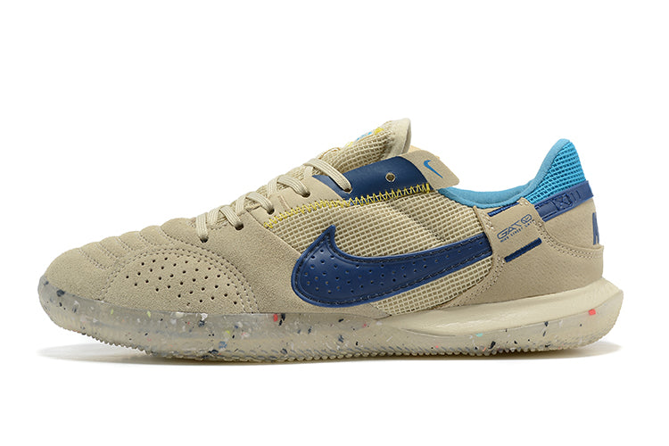 Nike Adults' Streetgato Indoor Soccer Shoes-Brown Blue