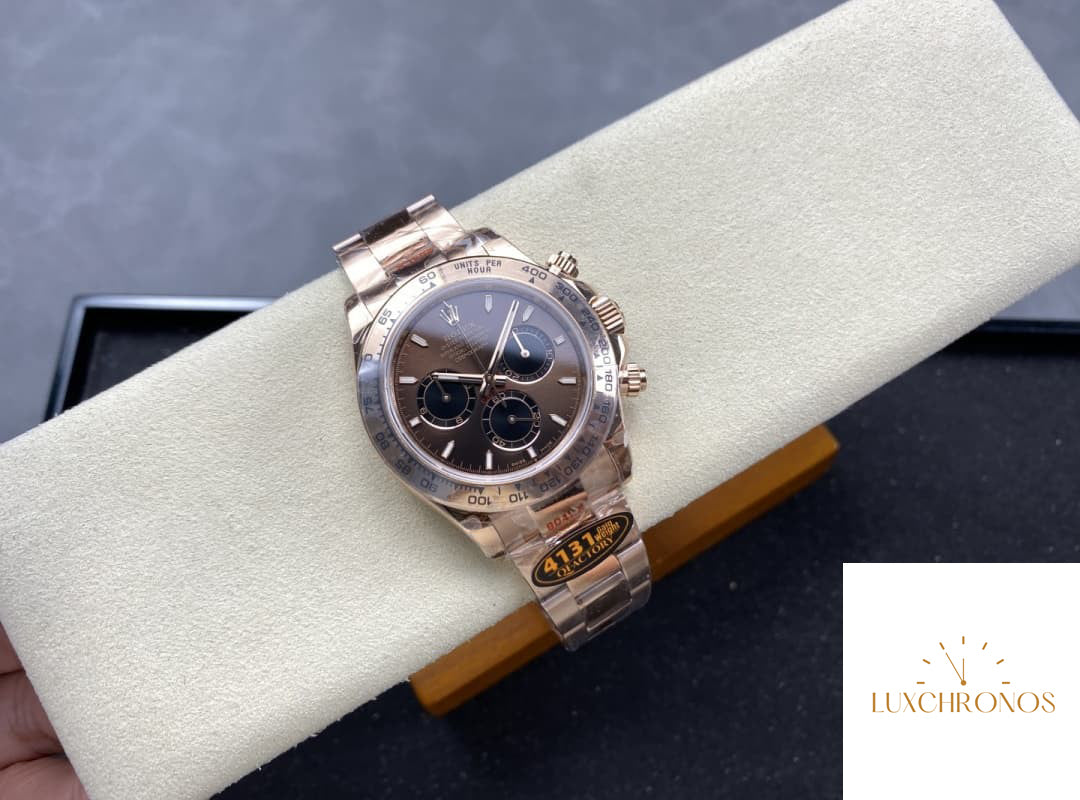 Replica Rolex Daytona 126505-0005 1:1 Best Version QF Factory Rose Gold