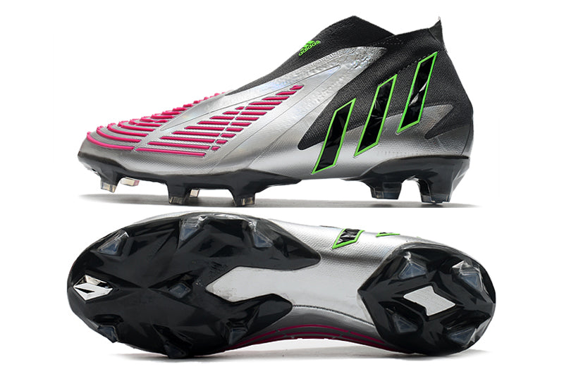Adidas Predator FIFA World Cup Qatar 2022 Edge+  Silver & Black FG