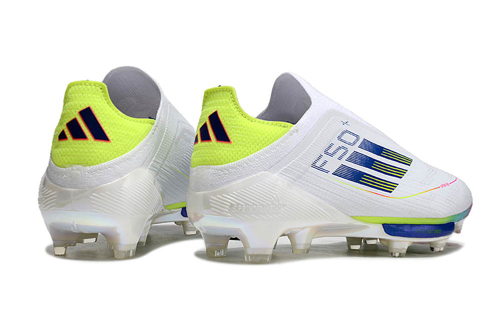Adidas F50 FG-White Red Blue 2