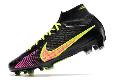 Nike Air Zoom Mercurial Superfly IX Elite FG-Black Colour Green