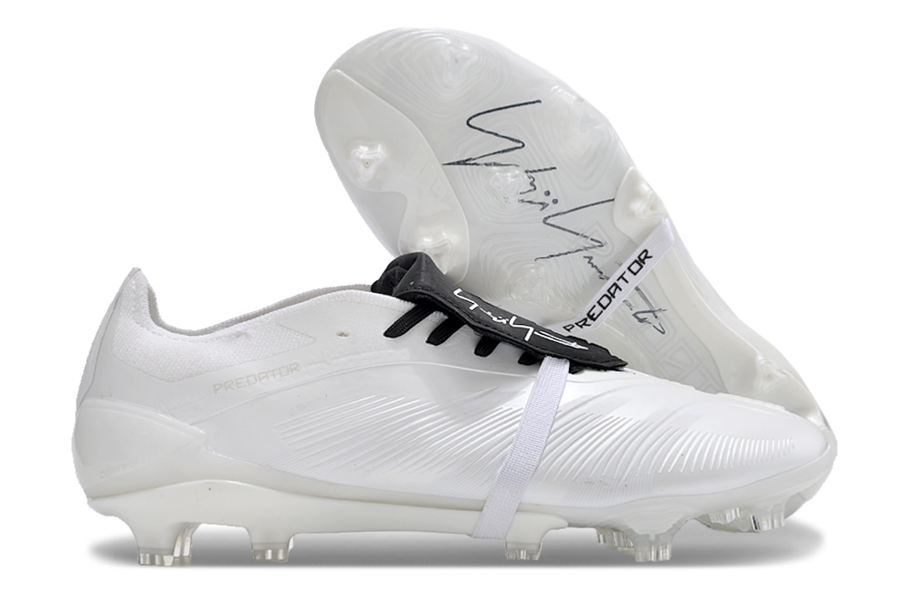 PREDATOR ACCURACY+ FG BOOTS-White Black