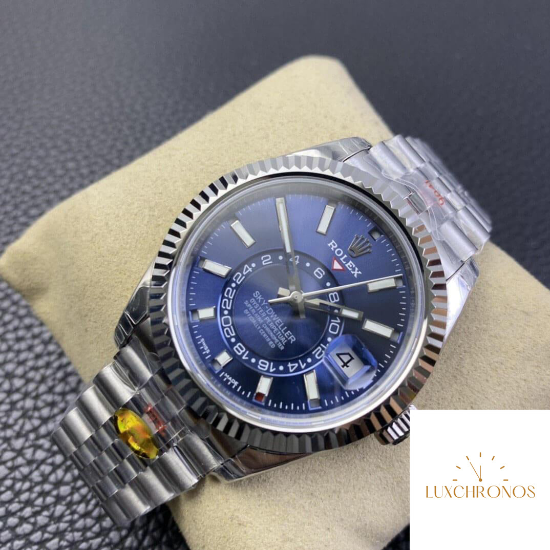 Replica Rolex Sky Dweller M336934-0006 1:1 Best Edition Noob Factory V2 Blue Dial