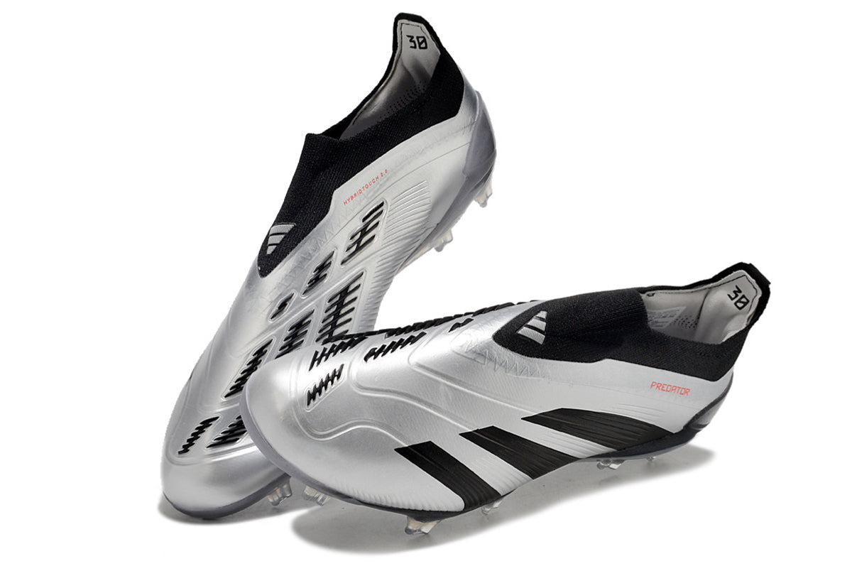 PREDATOR ACCURACY+ FG BOOTS-Silver Black