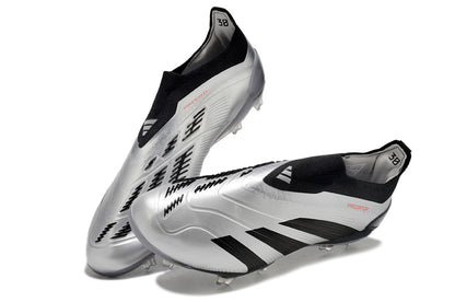 PREDATOR ACCURACY+ FG BOOTS-Silver Black