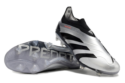 PREDATOR ACCURACY+ FG BOOTS-Silver Black