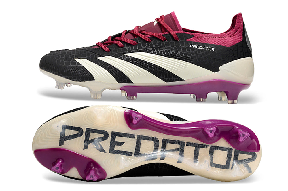 PREDATOR ACCURACY+ FG BOOTS-Black Purple 2