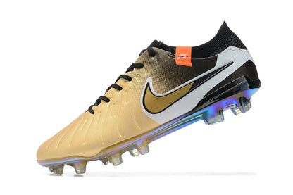 NikeTiempo Legend 10 Elite FG-White&Gold