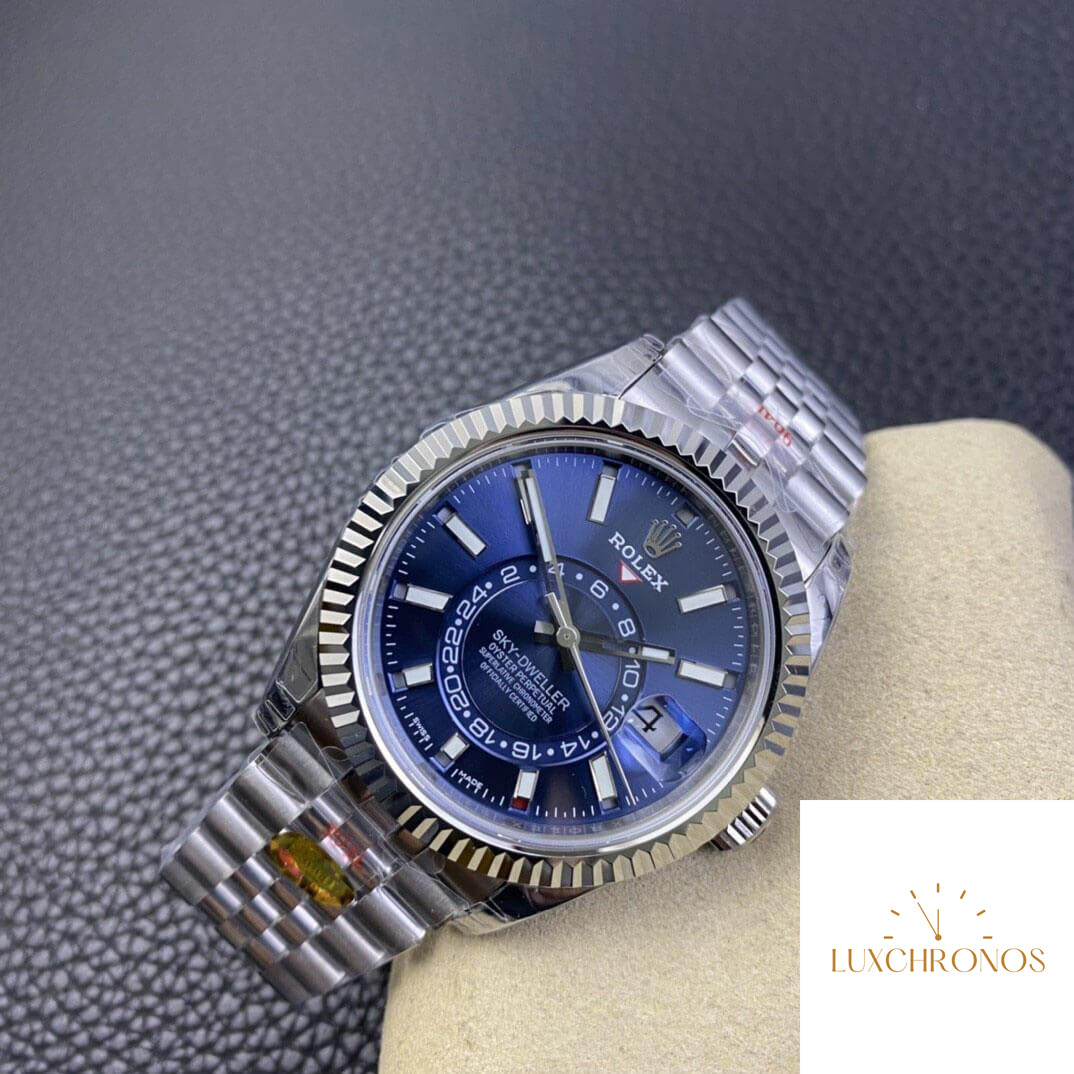 Replica Rolex Sky Dweller M336934-0006 1:1 Best Edition Noob Factory V2 Blue Dial