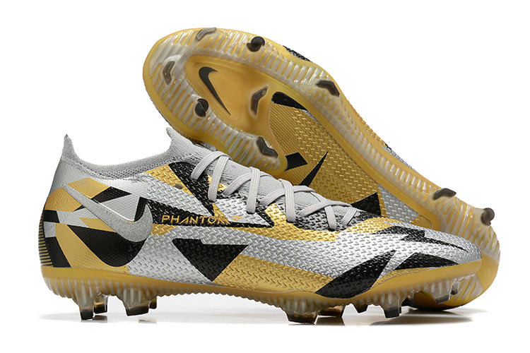 Nike Phantom GT2 Elite FG-Silver&Black&Gold