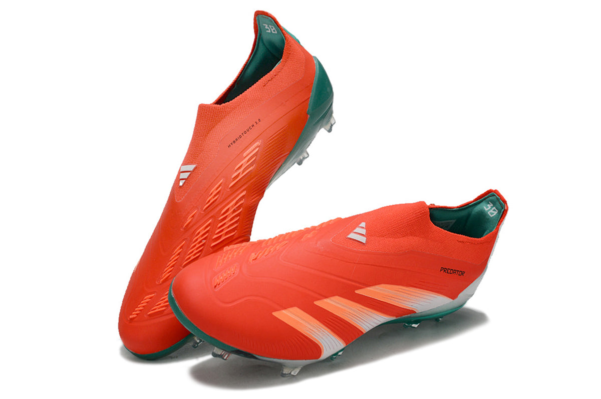 PREDATOR ACCURACY+ FG BOOTS-Red Green 1