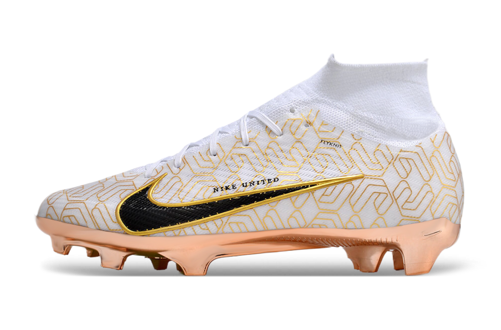 Air Zoom Mercurial Superfly IX Elite FG-White Gold