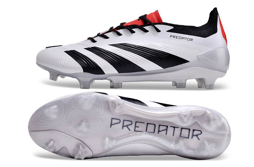 PREDATOR ACCURACY+ FG BOOTS-White Black S